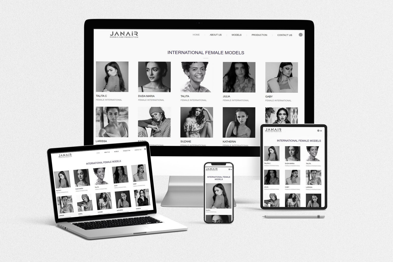Janair Models Invalesco Creations Web Design and Digital Marketing Company Empowering Brands Digitally